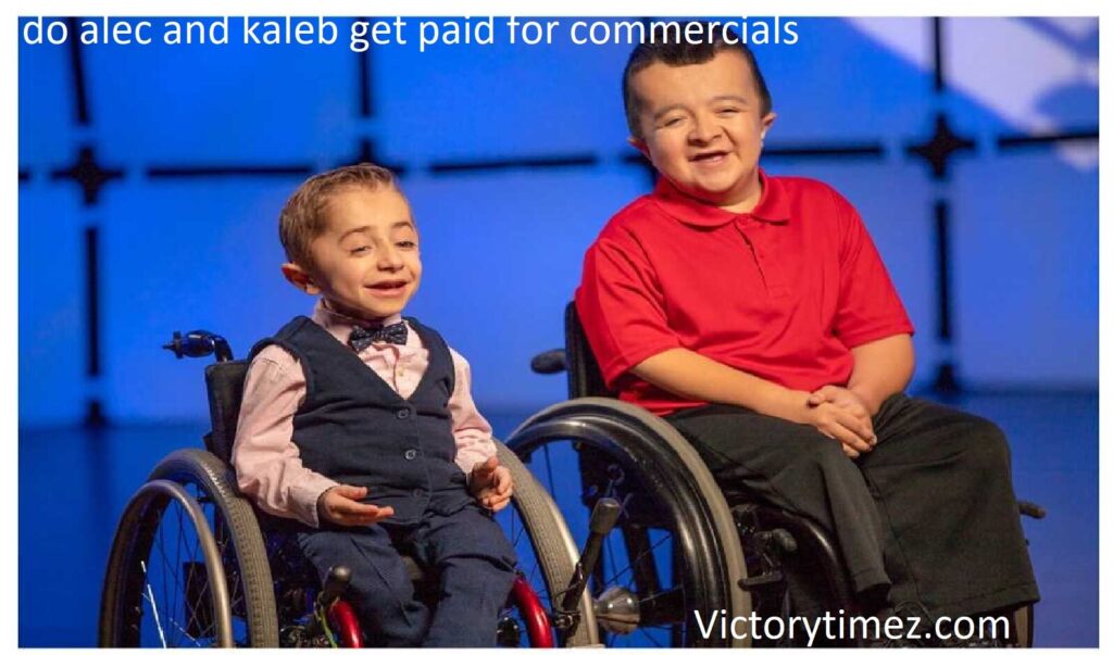 do alec and kaleb get paid for commercials